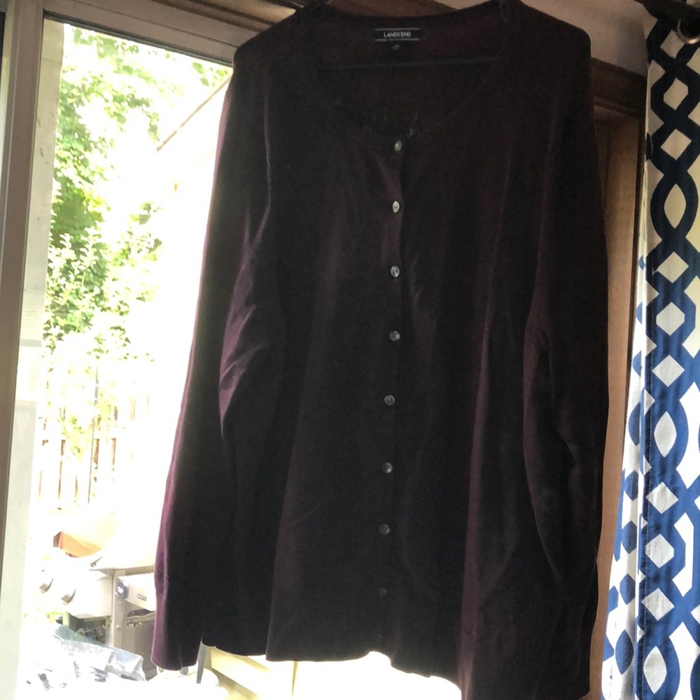 Long sleeve cardigan sweater